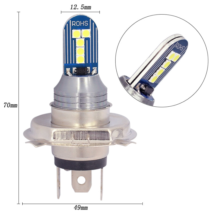 1 Pair H4 DC12V 7.8W Car LED Fog Light (Lime Green) - Fog / Driving Lights by buy2fix | Online Shopping UK | buy2fix