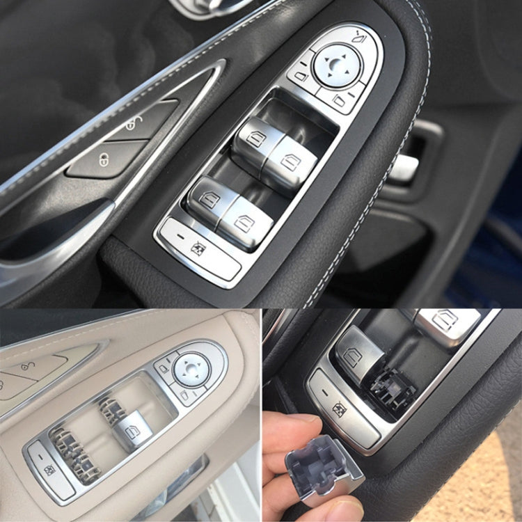 Car Auto Electronic Window Master Control Switch Button for Mercedes-Benz C Class W205 2015-2021 (Brown) - Car Switches by buy2fix | Online Shopping UK | buy2fix