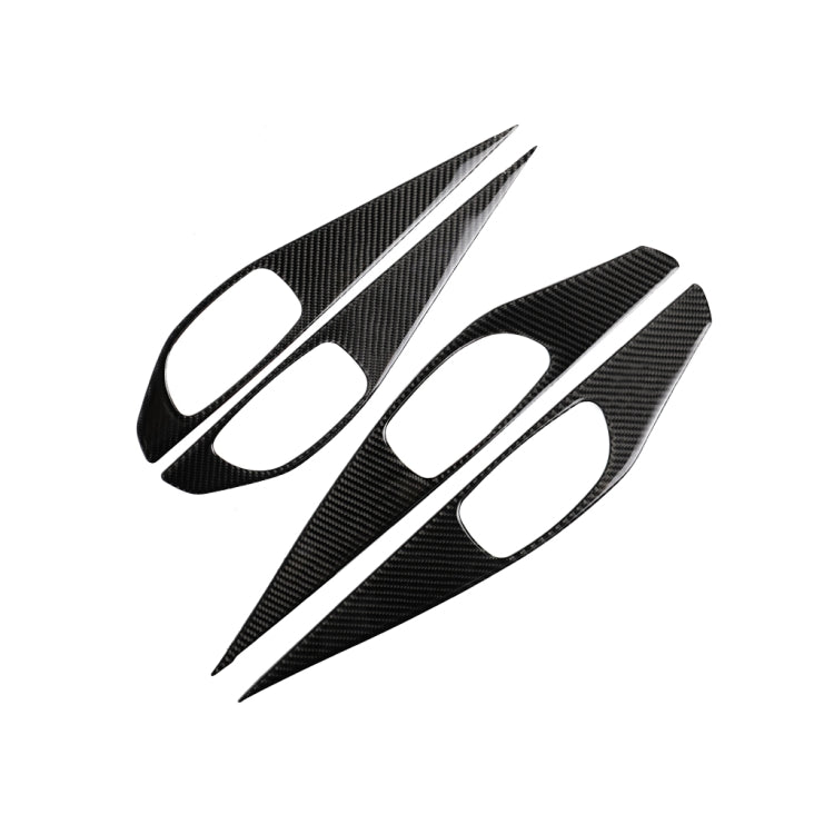 4 PCS Car Carbon Fiber Door Inner Handle Panel Decorative Sticker for Infiniti Q50 - by buy2fix | Online Shopping UK | buy2fix
