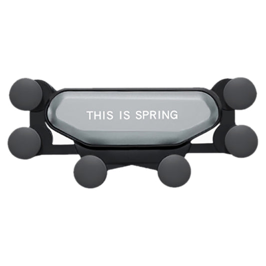 Car Air Outlet Six-claw Gravity Mobile Phone Holder Bracket (Silver) by buy2fix