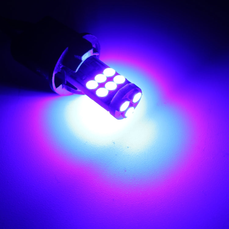 2 PCS T10 DC12 / 1W 9LEDs SMD-3030 Car Clearance Light(Blue Light) - Clearance Lights by buy2fix | Online Shopping UK | buy2fix