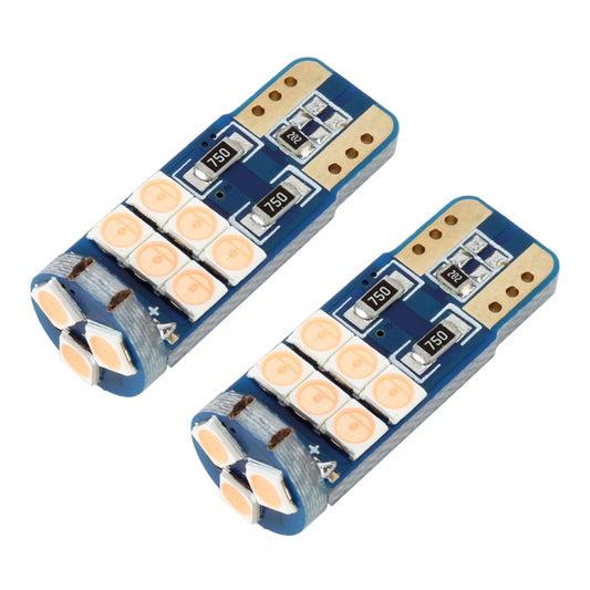 2 PCS T10 DC12 / 1W 9LEDs SMD-3030 Car Clearance Light(Pink Light) by buy2fix