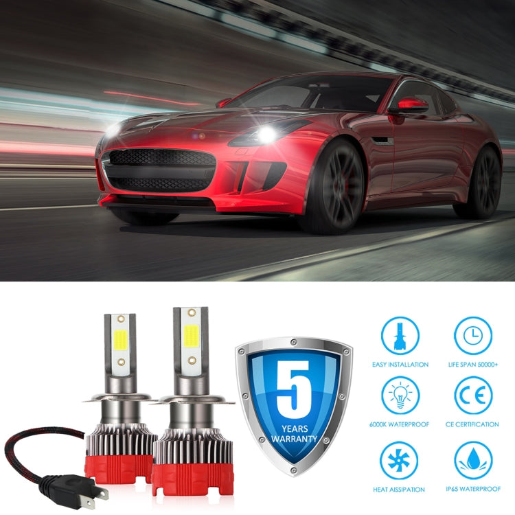 2 PCS EV18 H7 DC9-30V 20W 6000K 2500LM Car LED Headlight Lamps - LED Headlamps by buy2fix | Online Shopping UK | buy2fix