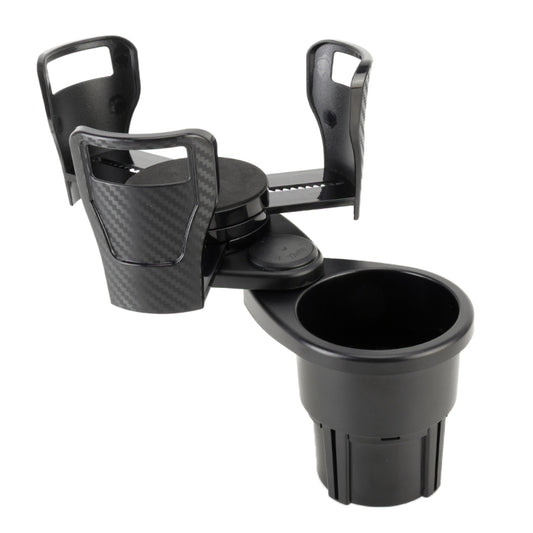 Multi-functional Car Auto Universal Carbon Fiber Texture Cup Holder Drink Holder by buy2fix