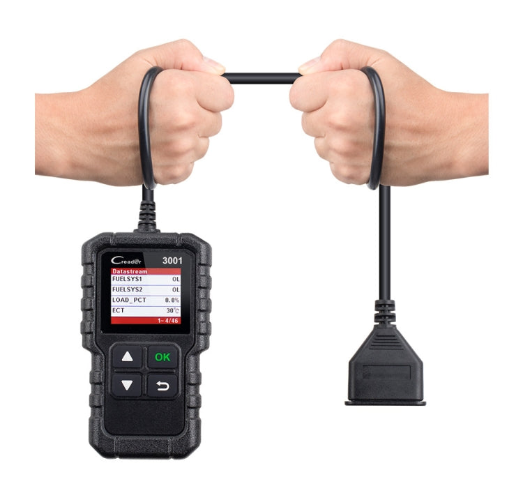 Launch Creader CR3001 Car Color Screen Code Reader OBD2 Fault Detector Diagnostic Tool - Code Readers & Scan Tools by buy2fix | Online Shopping UK | buy2fix