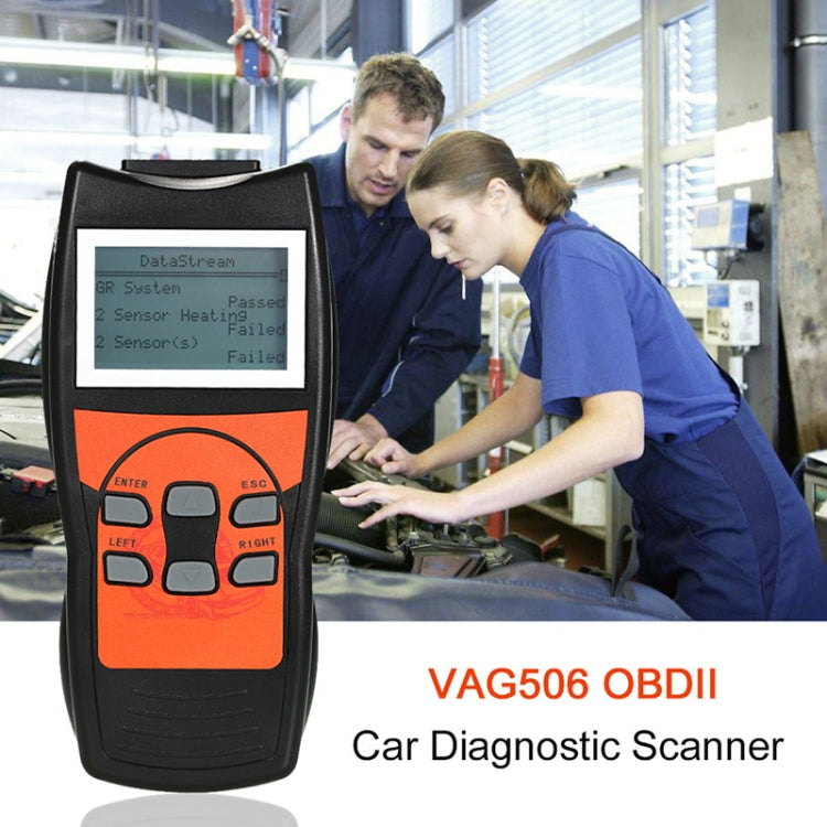 VAG506 Car Mini Code Reader OBD2 Fault Detector Diagnostic Tool - Code Readers & Scan Tools by buy2fix | Online Shopping UK | buy2fix
