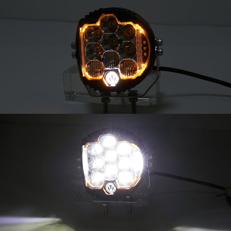 5 inch DC12V-24V 5000LM 6500K 50W Car LED Headlight for Jeep Wrangler / Harley - LED Headlamps by buy2fix | Online Shopping UK | buy2fix