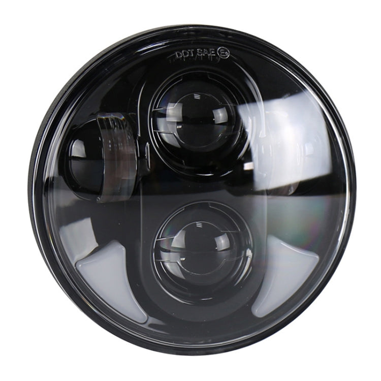 5.75 inch DC12V 6000K-6500K 40W Car LED Headlight for Harley (Black) - LED Headlamps by buy2fix | Online Shopping UK | buy2fix