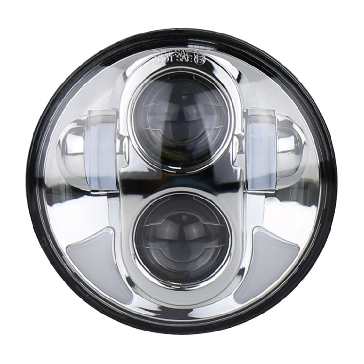 5.75 inch DC12V 6000K-6500K 40W Car LED Headlight for Harley(Silver) - Work Lights by buy2fix | Online Shopping UK | buy2fix