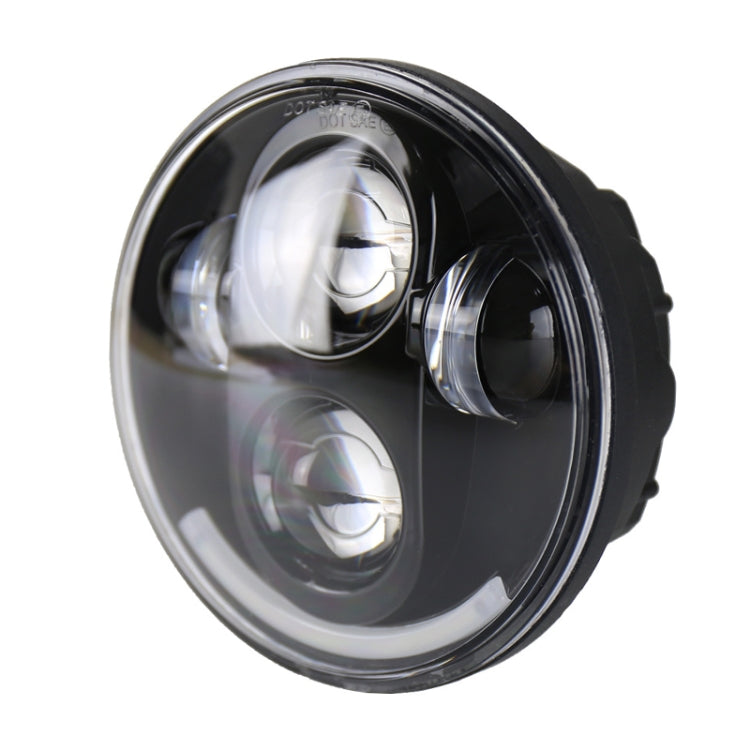 5.75 inch DC12V 6000K-6500K 40W Car LED Headlight for Harley(Black) - Work Lights by buy2fix | Online Shopping UK | buy2fix