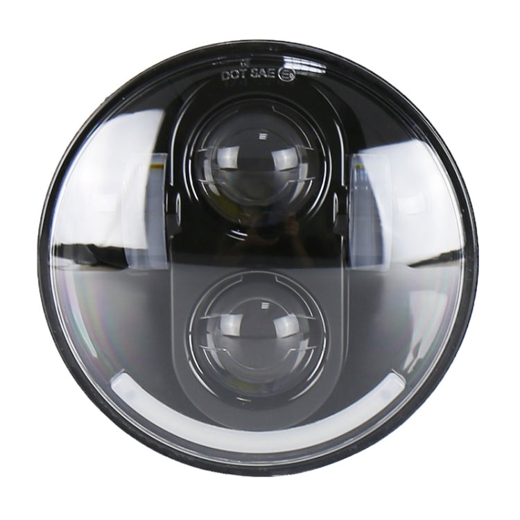 5.75 inch DC12V 6000K-6500K 40W Car LED Headlight for Harley(Black) - Work Lights by buy2fix | Online Shopping UK | buy2fix