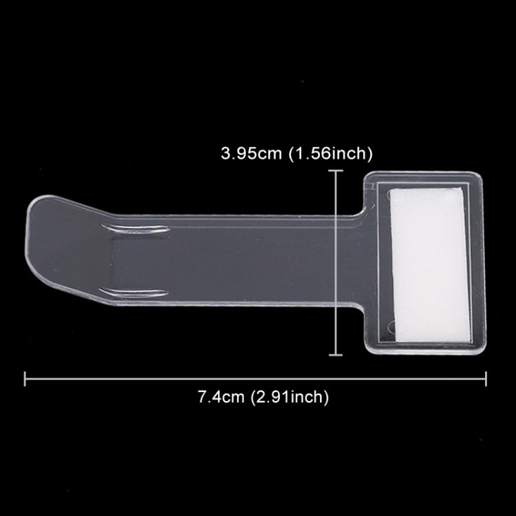 10 PCS Car Plastic Mounted Bill Clip Holder Parking Timing Car Ticket Holder - by buy2fix | Online Shopping UK | buy2fix