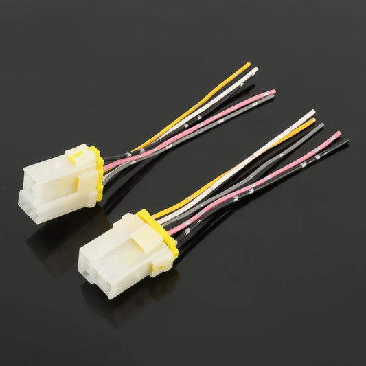 10 PCS 5 PIN Relay Holder Base with Wire - Wires by buy2fix | Online Shopping UK | buy2fix