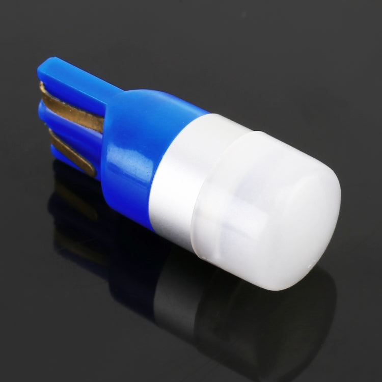 10 PCS T10 / W5W / 168 / 194 DC12V / 0.6W 1LEDs SMD-3030 Car Clearance Light (Blue Light) - Clearance Lights by buy2fix | Online Shopping UK | buy2fix