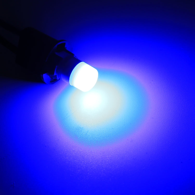 10 PCS T10 / W5W / 168 / 194 DC12V / 0.6W 1LEDs SMD-3030 Car Clearance Light (Blue Light) - Clearance Lights by buy2fix | Online Shopping UK | buy2fix