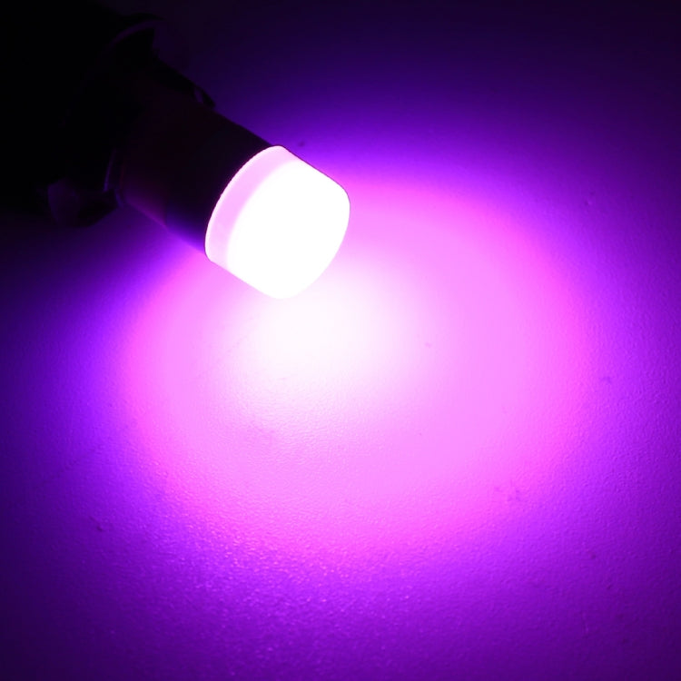 10 PCS T10 / W5W / 168 / 194 DC12V / 0.6W 1LEDs SMD-3030 Car Clearance Light (Purple Light) - Clearance Lights by buy2fix | Online Shopping UK | buy2fix