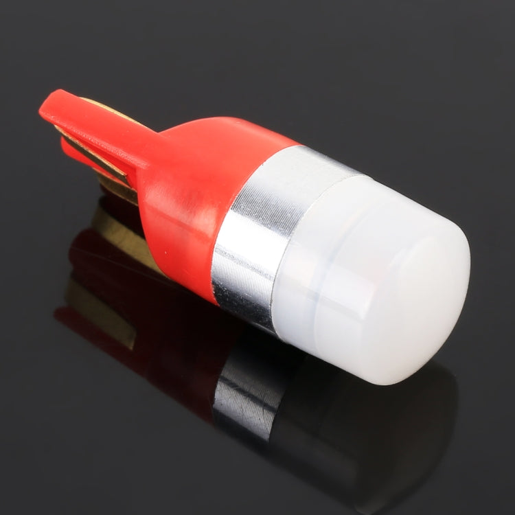 10 PCS T10 / W5W / 168 / 194 DC12V / 0.6W 1LEDs SMD-3030 Car Clearance Light (Red Light) - Clearance Lights by buy2fix | Online Shopping UK | buy2fix