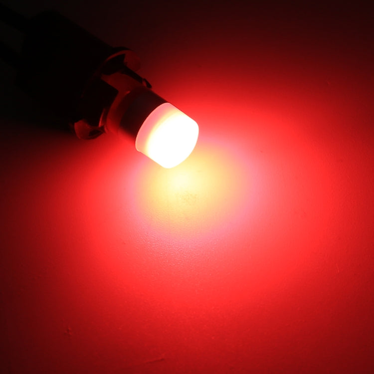 10 PCS T10 / W5W / 168 / 194 DC12V / 0.6W 1LEDs SMD-3030 Car Clearance Light (Red Light) - Clearance Lights by buy2fix | Online Shopping UK | buy2fix