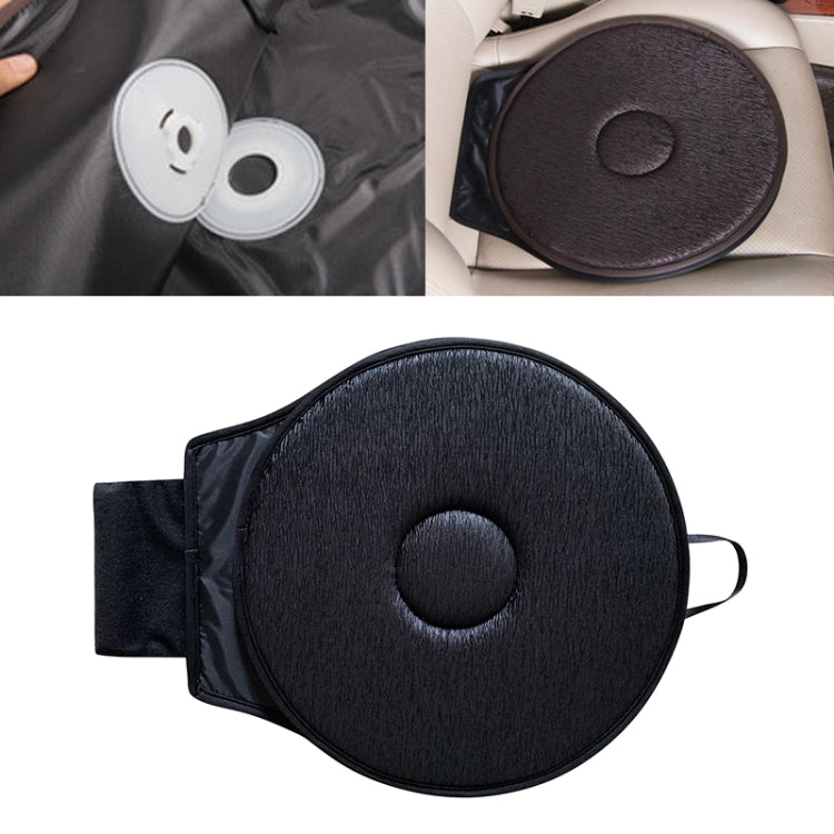 360 Degree Rotation Car Seat Cushion Whirling Seat Mat (Black) - Seat Accessories by buy2fix | Online Shopping UK | buy2fix