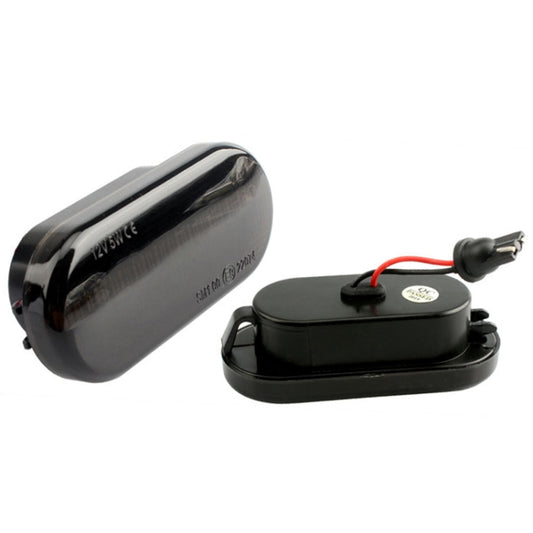 2 PCS D12V / 5W Car LED Leaf Board Side Flowing Water Turn Signal Light for Volkswagen(Black) - Arrow Turn Lights by buy2fix | Online Shopping UK | buy2fix