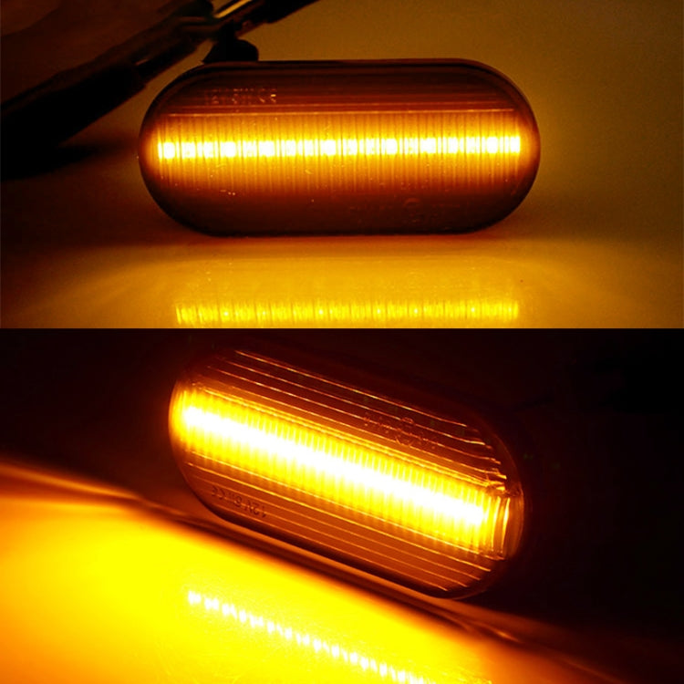 2 PCS D12V / 5W Car LED Leaf Board Side Flowing Water Turn Signal Light for Volkswagen(Black) - Arrow Turn Lights by buy2fix | Online Shopping UK | buy2fix
