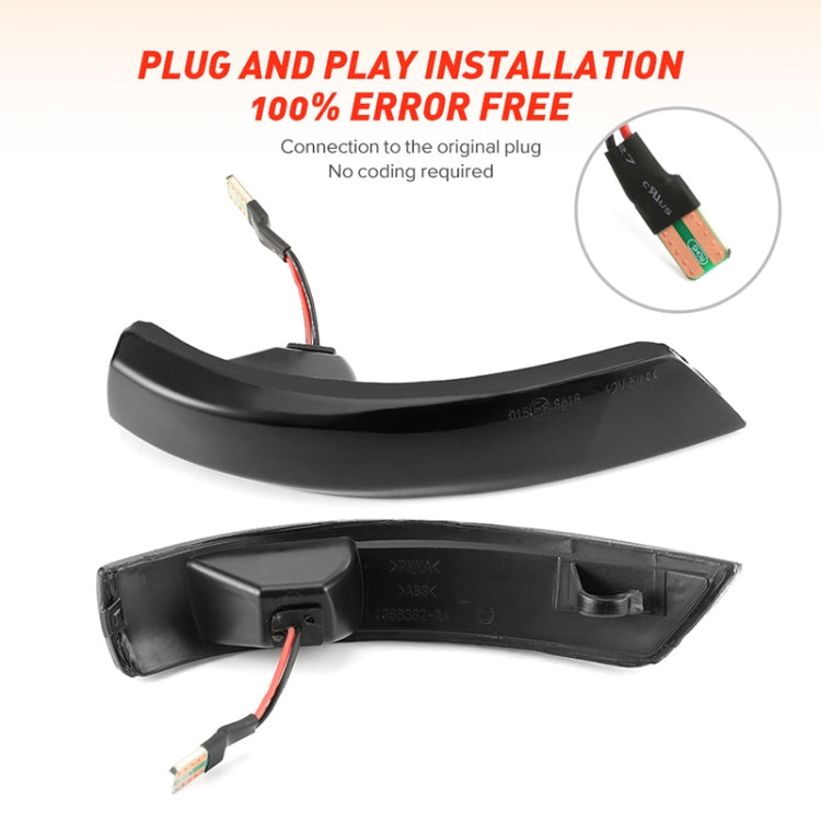 2 PCS D12V / 5W Car LED Dynamic Blinker Reversing Light Flowing Water Turn Signal Light for Ford - Arrow Turn Lights by buy2fix | Online Shopping UK | buy2fix