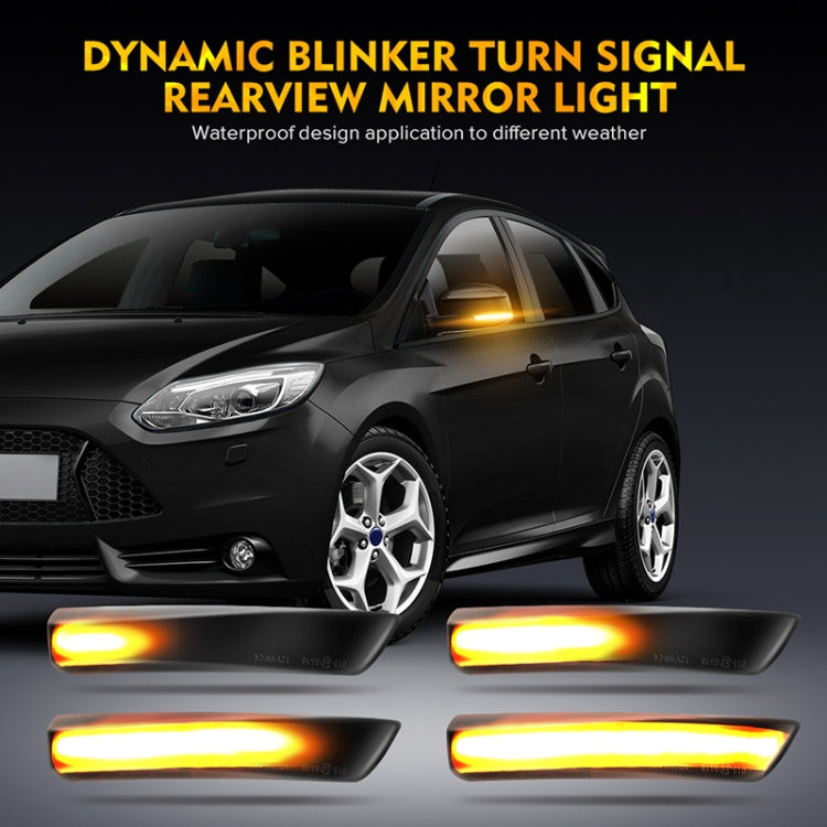 2 PCS D12V / 5W Car LED Dynamic Blinker Reversing Light Flowing Water Turn Signal Light for Ford - Arrow Turn Lights by buy2fix | Online Shopping UK | buy2fix