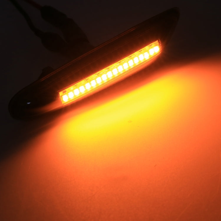 2 PCS D12V / 5W Car LED Dynamic Blinker Side Lights Flowing Water Turn Signal Light for BMW, Yellow Light - Arrow Turn Lights by buy2fix | Online Shopping UK | buy2fix