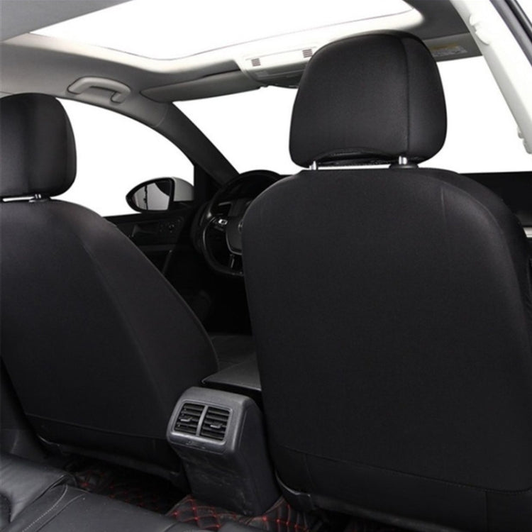 4 in 1 Universal PU Leather Four Seasons Anti-Slippery Front Seat Cover Cushion Mat Set for 2 Seat Car(Beige) - Seat Accessories by buy2fix | Online Shopping UK | buy2fix