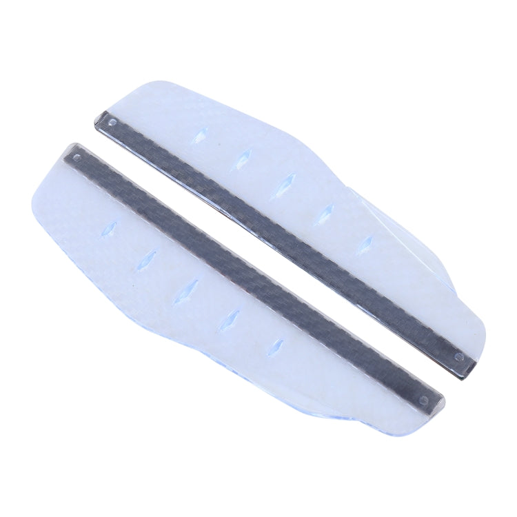1 Pair 3R-2156 Universal Car Rearview Mirror Rain Blades Mirror Eyebrow Rain Cover (Transparent) - Convex Mirror & Accessories by 3R | Online Shopping UK | buy2fix