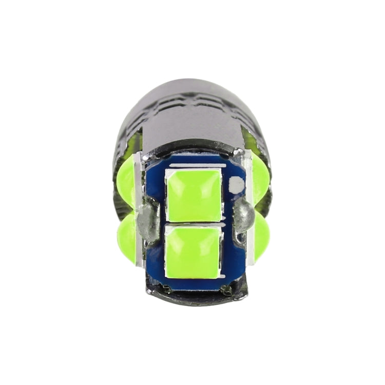 2 PCS T10 / W5W / 168 DC12-24V / 1.8W / 6000K / 140LM Car Clearance Light 4LEDs SMD-3030 Lamp Beads with Decoding & Constant Current (Green Light) - Clearance Lights by buy2fix | Online Shopping UK | buy2fix