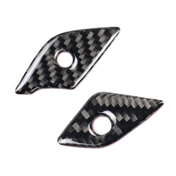 4 in 1 Car Carbon Fiber Steering Wheel Button Decorative Sticker for Cadillac xt5 2016-2017, Left and Right Drive Universal - Car Interior Mouldings by buy2fix | Online Shopping UK | buy2fix