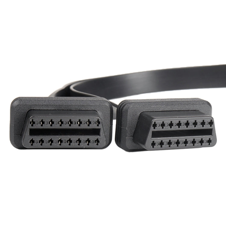 2 in 1 16PIN Car Straight Head OBD Diagnostic Extended Cable OBD2 Cable - Cables & Connectors by buy2fix | Online Shopping UK | buy2fix