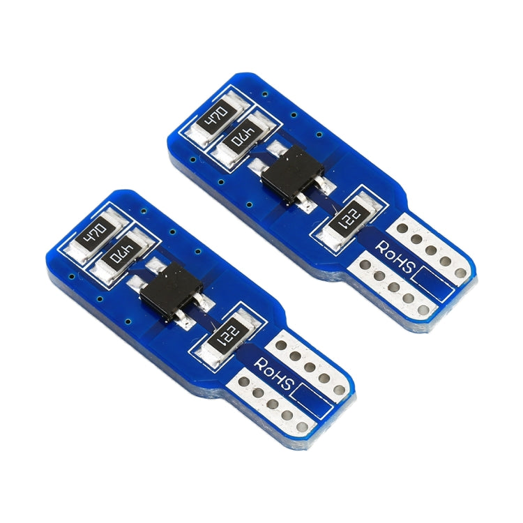 2 PCS T10 / W5W / 168 DC12V 1.8W 6000K 140LM 18LEDs SMD-3030 Car Reading Lamp Clearance Light, with Decoder - Clearance Lights by buy2fix | Online Shopping UK | buy2fix