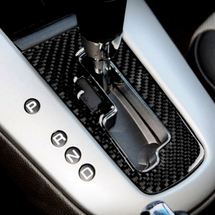 Car Carbon Fiber Center Control Gear Shift Position Panel Decorative Sticker for Chevrolet Cruze 2009-2015, Left and Right Drive Universal by buy2fix