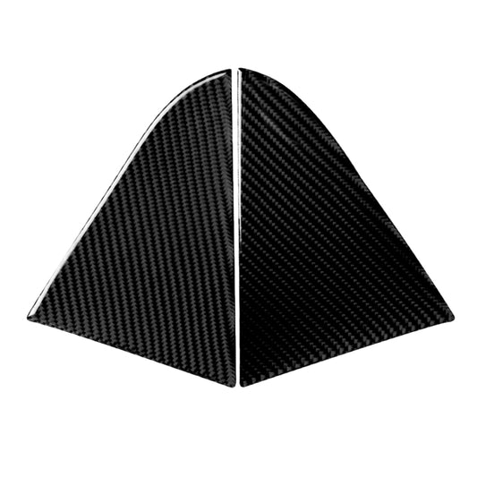 Car Carbon Fiber Rear Triangle Glass Decorative Sticker for Chevrolet Cruze 2009-2015, Left and Right Drive Universal by buy2fix