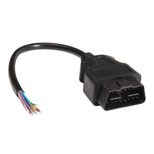 16PIN Male OBD Cable Opening Line OBD 2 Extension Cable for Car Diagnostic Scanner, Cable Length: 150cm by buy2fix