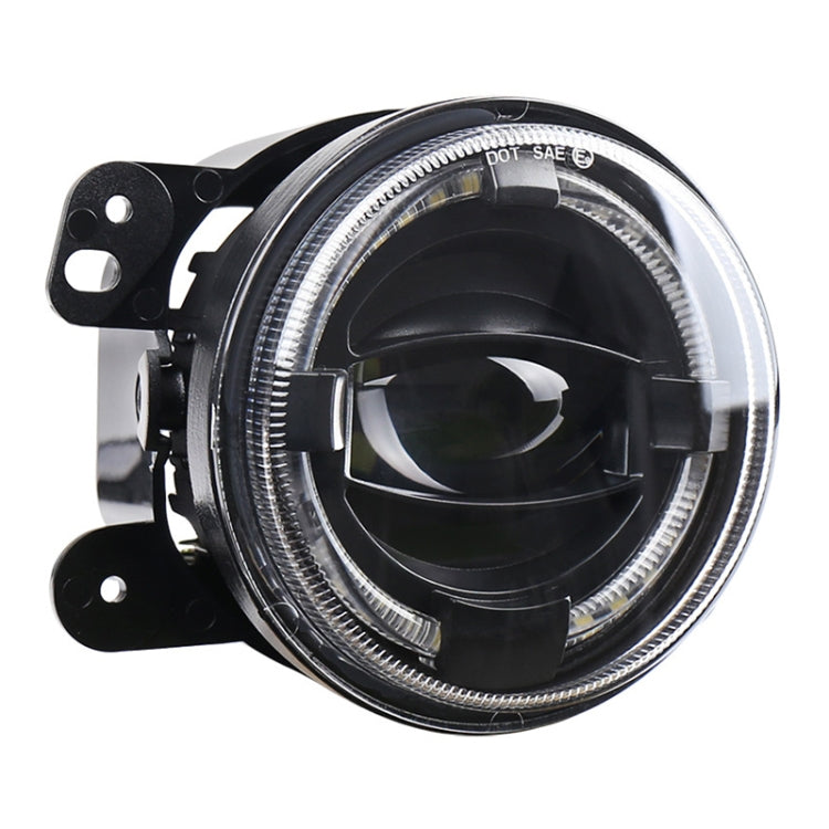 2 PCS 4 inch Car LED Angel Eyes Spotlight Modified Fog Lights for Jeep Wrangler / Dodge / Chrysler PT Cruiser - Work Lights by buy2fix | Online Shopping UK | buy2fix