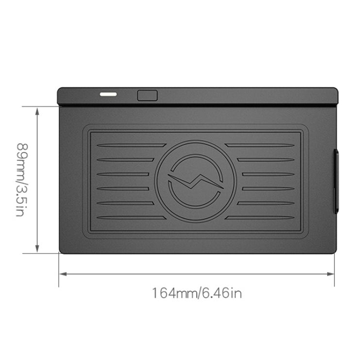 Car Qi Standard Wireless Charger 10W Quick Charging for 2014-2018 BMW X5 / X6, Left Driving - Wireless Charging Pads by buy2fix | Online Shopping UK | buy2fix