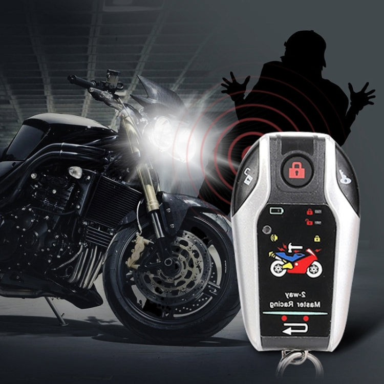Universal Motorcycle Alarm Bidirectional Anti-theft Device with Induction Remote Control by buy2fix