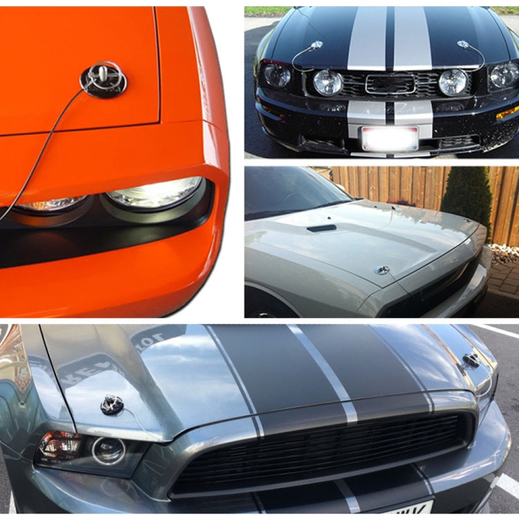 XH-6049 Car Universal Modified Racing Punch-free Aluminum Engine Hood Lock Cover(Purple) by buy2fix