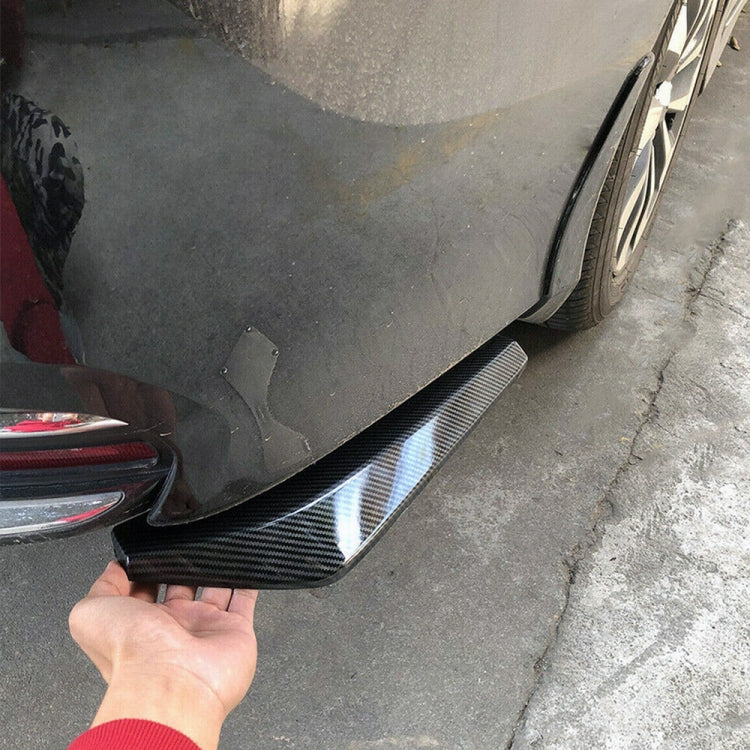 XH-6134 Black Car Universal Modified Rear Spoiler Anti-collision Protector Bar Strip Guard Sticker by buy2fix