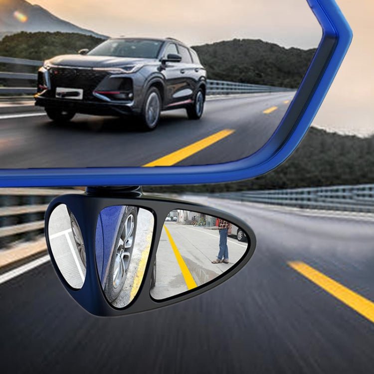 3R-146 3 in 1 Car Rearview Auxiliary Blind Spot Mirror Rear View 146 Front Wheel Mirror for Right Side by 3R