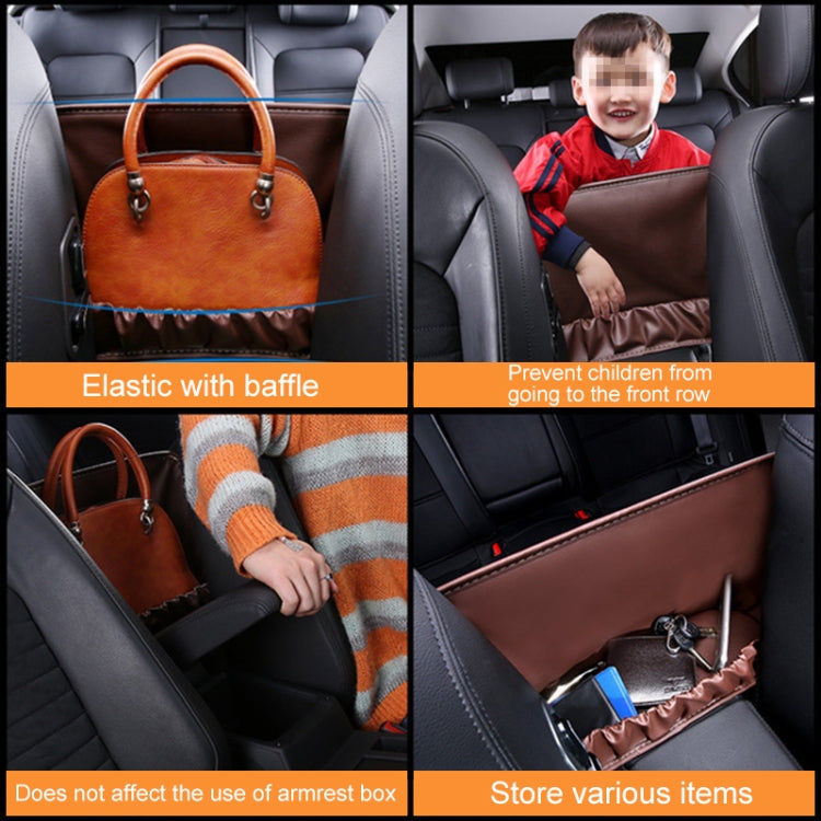 Car Front Seat Hanging Bag Paper Towel / Water Cup Storage Bag(Beige) by buy2fix