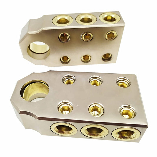 1 Pair Car Audio Modified Battery Connector Lead Acid Battery Terminal Connector - Booster Cable & Clip by buy2fix | Online Shopping UK | buy2fix