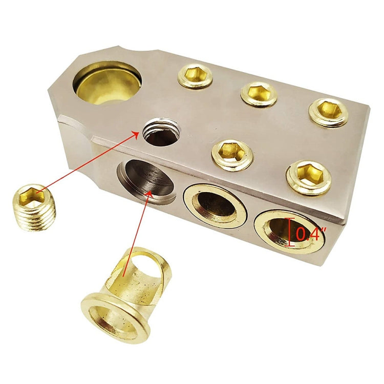 1 Pair Car Audio Modified Battery Connector Lead Acid Battery Terminal Connector - Booster Cable & Clip by buy2fix | Online Shopping UK | buy2fix