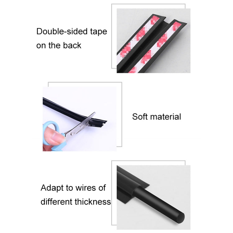 4 in 1 Concealed Car Wire Cover Beam Clamp Set - Booster Cable & Clip by buy2fix | Online Shopping UK | buy2fix