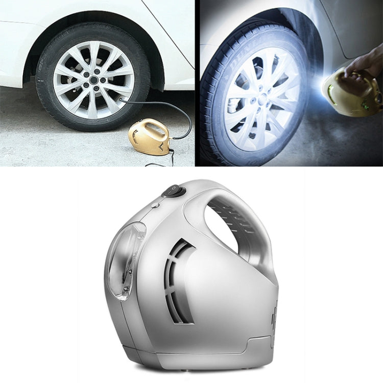 DC 12V 100W Four In One Portable Car Tire Pump Inflatable Pump(Silver) - Inflatable Pump by buy2fix | Online Shopping UK | buy2fix