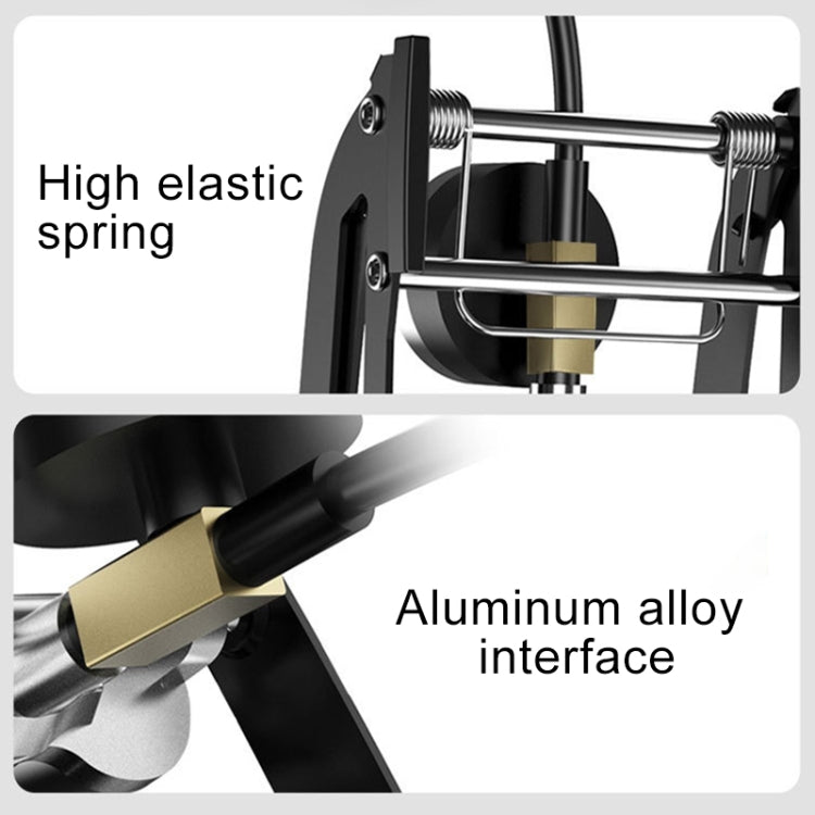 0903E Car / Motorcycle / Bicycle Portable High Pressure Double Pipe Inflatable Cylinder Pedal Air Pump - Inflatable Pump by buy2fix | Online Shopping UK | buy2fix
