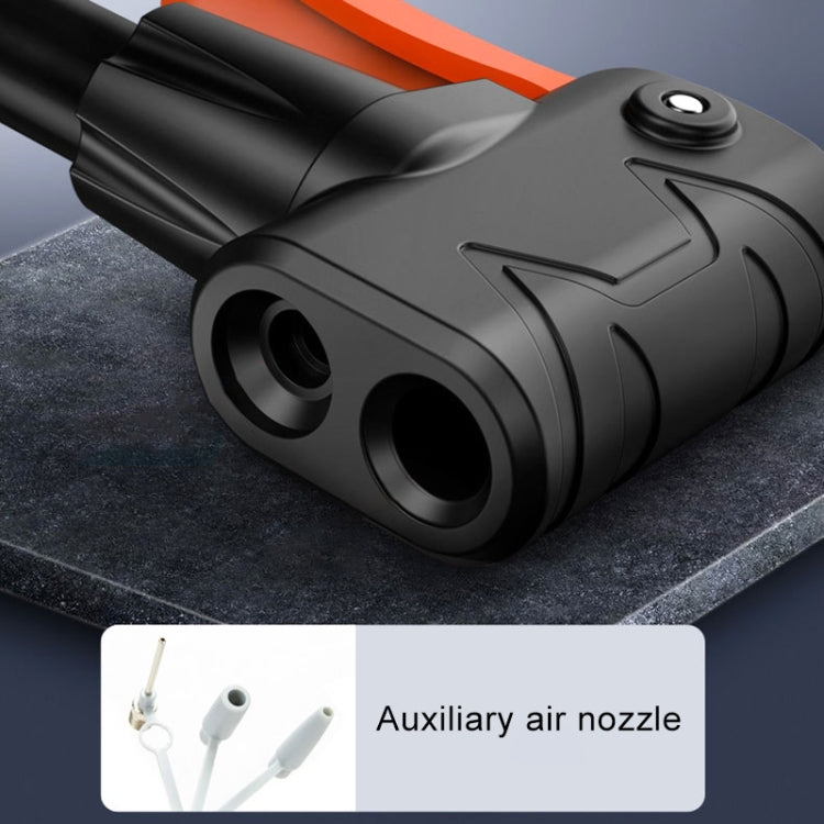 0903E Car / Motorcycle / Bicycle Portable High Pressure Double Pipe Inflatable Cylinder Pedal Air Pump - Inflatable Pump by buy2fix | Online Shopping UK | buy2fix